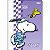 Planner Grampeado 17,8 x 25,4 cm Snoopy 90 G 2026 - Imagem 4