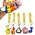 KIT 3 CHAVEIROS ANIMAIS RAROS POKEMONS - 3 PEÇAS DIVERSAS - Imagem 1