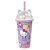 Copo MIlksake C/ Tampa Hello Kitty 500ml ( Ótimo para criar kits temáticos de papelaria) - Imagem 1