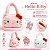 Bolsa de pelúcia hello kitty - un / cores diversas - Imagem 1