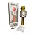 Microfone Bluetooth Sem Fio Karaokê Youtuber Reporter - Imagem 4