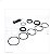 Kit reparo FOX FLOAT 803-00-142 Line Air Sleeve Special Q-Ring ORIGINAL - Imagem 1