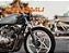 Farol Custom Cafe Racer com Lente Amarela e Grade - Imagem 4