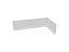 Rodapé CLINICUS de alumínio branco Santa Luzia - preço da barra com 3,00 m - Imagem 2
