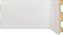 Rodapé Branco em MDF 12cm sem friso  - modelo 1201 - preço por barra com 15mm de espessura e 2,40 metros lineares * - Imagem 2