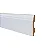 Rodapé Modelo Clean com 8 cm Durafloor na cor Branco Nevada * preço por barra com 2,10 metros lineares - Imagem 1
