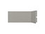 Rodapé 454 cinza glacial de poliestireno com 10 cm de altura Santa Luzia - Preço da barra com 2,40m - Imagem 1