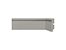 Rodapé 456 cinza glacial de poliestireno com 7 cm de altura Santa Luzia - Preço da barra com 2,40 ml - Imagem 1