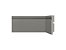 Rodapé 457 cinza titanium de poliestireno com 10 cm de altura Santa Luzia - Preço da barra com 2,40 m - Imagem 1