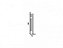 Rodapé 460 branco de poliestireno com 10 cm de altura Santa Luzia - Preço da barra com 2,40 m - Imagem 3
