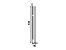 Rodapé 496 cinza titanium de poliestireno com 15 cm de altura Santa Luzia - Preço da barra com 2,40 m - Imagem 2