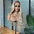 LACE FRONT KAMILLA PLATINADA COM MECHAS 13 x 4 - Imagem 4