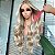 LACE FRONT KAMILLA PLATINADA COM MECHAS 13 x 4 - Imagem 2