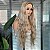 LACE FRONT KÁTIA PLATINADA COM MECHAS E RAIZ 13 X 4 - Imagem 3