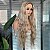 LACE FRONT KÁTIA PLATINADA COM MECHAS E RAIZ 13 X 4 - Imagem 5
