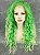 PERUCA LACE FRONT PREMIUM VERDE OMBRE - Imagem 1