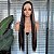 FULL LACE FRONT MELISSA CASTANHO ESCURO COM MECHAS  13 x 6 - Imagem 1