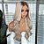 LACE FRONT KAMILLA LOIRA PLATINADO COM RAIZ 13 x 4 - Imagem 4