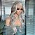 FULL LACE FRONT KAMILLA CINZA PLATINADA COM MECHAS 13 x 6 - Imagem 5