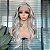 FULL LACE FRONT KAMILLA CINZA PLATINADA COM MECHAS 13 x 6 - Imagem 1