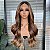 LACE FRONT KAMILLA CASTANHO CLARO COM MECHAS 13 x 4 - Imagem 1
