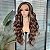 FULL LACE FRONT KÁTIA CASTANHO COM MECHAS 13 X6 - Imagem 6
