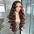 FULL LACE FRONT KÁTIA CASTANHO COM MECHAS 13 X6 - Imagem 7