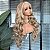 LACE FRONT JADE LOIRO PEROLADO COM MECHAS 13 X 4 - Imagem 1
