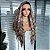 FULL LACE FRONT KÁTIA CINZA COM MECHAS E RAIZ 13x6 - Imagem 5