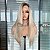 LACE FRONT MELISSA LOIRA PLATINADA COM RAIZ 13 X 4 - Imagem 1