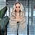 FULL LACE FRONT KAMILLA LOIRA PLATINADA COM RAIZ  13 x 6 - Imagem 1
