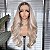 LACE FRONT KAMILLA PLATINADA COM RAIZ 13 X 4 - Imagem 1