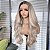 LACE FRONT KAMILLA PLATINADA COM RAIZ 13 X 4 - Imagem 2