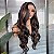 FULL LACE FRONT JADE CASTANHO ESCURO COM MECHAS 13 X 6 - Imagem 4
