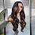 FULL LACE FRONT JADE CASTANHO ESCURO COM MECHAS 13 X 6 - Imagem 4