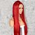 Lace Front Melissa Vermelho Liso - Imagem 3