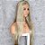 Lace Front Melissa Loiro Creme lisa - Imagem 3