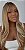 Wig Melissa Loiro Bege Dourado com Raiz Esfumada - Imagem 1