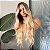 Wig Melissa Loiro Bege Claro com Raiz Esfumada - Imagem 2