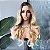 Wig Jade Loiro Bege Médio com Raiz Esfumada - Imagem 6