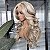 LACE FRONT KAMILLA LOIRO BEGE PEROLADO COM RAIZ ESFUMADA 13 X 4 - Imagem 2