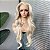 FULL LACE FRONT JANNA LOIRO PLATINADO PEROLADO 13 x 6 - Imagem 1