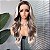 LACE FRONT ARIANA CASTANHO ACINZENTADO COM LUZES 13 x 4 - Imagem 1