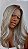 LACE FRONT ARIANA LOIRO PLATINADO ACINZENTADO 13 x 4 - Imagem 5