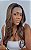 FULL LACE FRONT ANNA CASTANHO ESCURO ILUMINADO 13 x 6 - Imagem 1