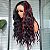 FULL LACE FRONT KÁTIA PRETA COM MECHAS VINHO 13 x 6 - Imagem 3