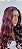 FULL LACE FRONT KÁTIA PRETA COM MECHAS VINHO 13 x 6 - Imagem 4
