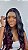 FULL LACE FRONT KÁTIA PRETA COM MECHAS VINHO 13 x 6 - Imagem 6