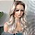 FULL LACE FRONT AURORA LOIRO PLATINADO COM RAIZ ESFUMADA 13 X 6 - Imagem 2
