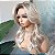 FULL LACE FRONT AURORA LOIRO PLATINADO COM RAIZ ESFUMADA 13 X 6 - Imagem 4